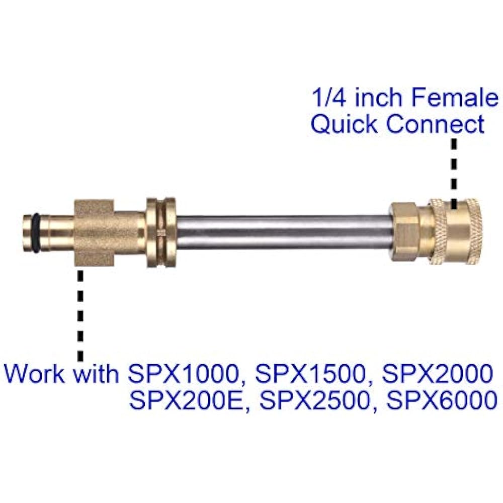 Compatible Pressure Washer Adapter, Replacement Parts Sun Joe SPX