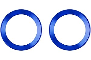 LECART for Jeep Grand Cherokee Interior Accessories Car Front Door Speaker Decor Rings Auto Interior Decoration Accessory Metal Decor Trims Cover Stickers Fit for Jeep Grand Cherokee 2011-2022