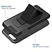iPhone 8 Plus Case, iPhone 7 Plus Case, ZVE iPhone 7 Plus Kickstand Case Dual Layer Protective Non Slip Shockproof Cover with Foldable Stand for iPhone 7 Plus and iPhone 8 Plus 5.5'' Black and Grey