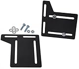 Steel Headboard Attachment Bracket, Modification Plate, Set of 2