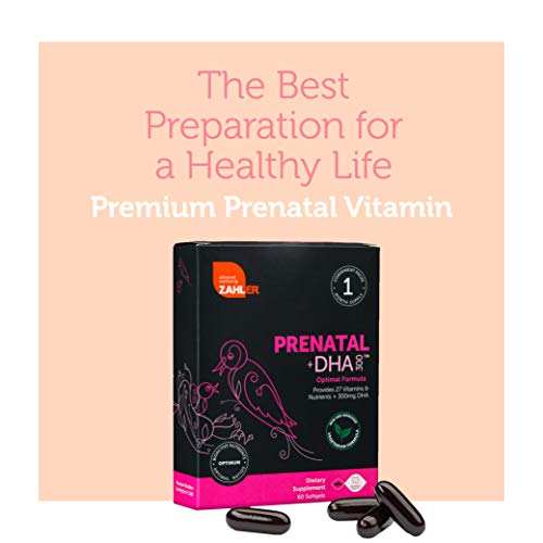 Zahler Prenatal Dha Premium Prenatal Vitamins For Mother And Child New And Improved Prenatal With Dha Certified Kosher 60 Count Pricepulse