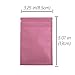 100 Assorted Translucent/Silver/Colored Flat Metallic Foil Mylar Zip Lock Bags Pouch 8.5x13cm (3.3x5.1