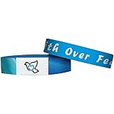 enttgo Bible Verse Bracelets NFC Scan- Daily Bible Verse Bracelet -Daily Inspirational Christian Gifts for Men & Women, Waterproof Jesus Wristbands with Faith-Filled Scriptures 