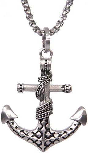James Dean Anchor Pendant Necklace