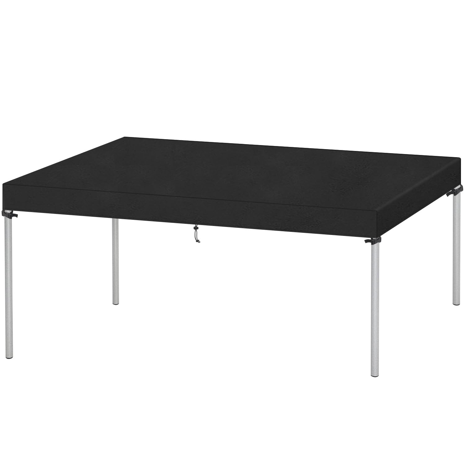 VANSHEIM Garden Table Top Cover Outdoor Patio Table Cover Rectangle Garden Furniture Outdoor Table Covers Waterproof Rattan Furniture Covers 220x100x15cm