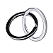 Sunmns 1.2 Inch Flat Key Chain Ring Colorful Metal Split Keychain Rings for Car Home Keys Organization, Arts Crafts, 36 Pieces
