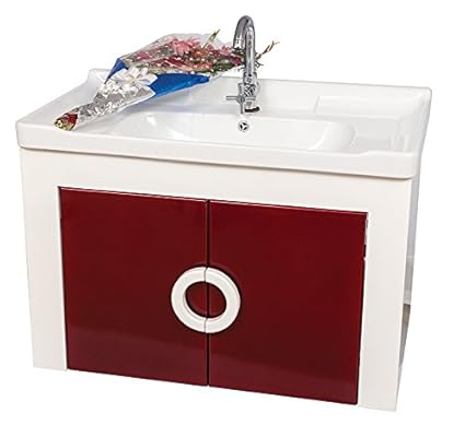 Dazzle Kitchen Modular Bwr Plywood Vanity Washbasin Cabinet White