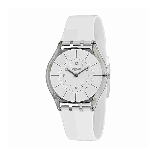 Swatch white classiness ladies watch sfk360