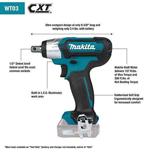 Makita WT03Z Impact Wrench - Image 3