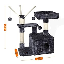 FEANDREA Cat Tree, Cat Tower for Kitten, Cat