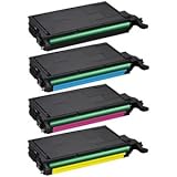 SuppliesOutlet Samsung CLP-770 Compatible Toner Cartridge Value Bundle - (C, M, Y, K) - [4 Pack] for CLP-770, CLP-770ND, CLP-775, CLP-775ND