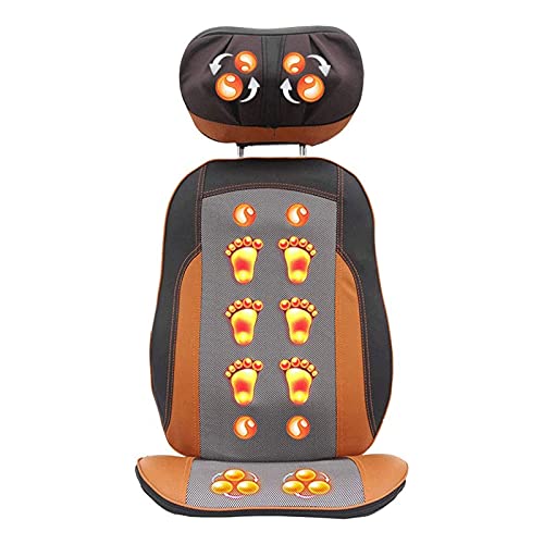 Corsehild Back Massager, Shiatsu Neck Massage Seat Cushion with Heat