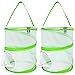 Muchfun 2-Pack Monarch Butterfly Habitat Cage Pop Up 12" x 14" Tall