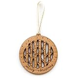 Birch Trees Laser Cut Wood Ornament (Christmas/Holiday/Keepsake/Tradition)