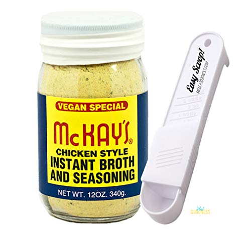 McKay's Full Vegan Chicken Style Instant Broth & Seasoning 12 oz w/ BONUS EasyScoop Multi-Measuring Spoon - Thumbnail 7
