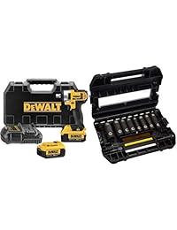 DEWALT DCF880M2 Kit de llaves de impacto de litio de 20 voltios máx. de 1 2" con pin de detalle.