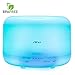 Aiho 500ml High-Capacity Essential Oil Diffuser Ultrasonic Diffusers with 7 Color LED Energy  Saving Light , 4 Adjustable Modes and Auto Shut-off for Office Bedroom Yoga