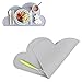 FITARTS Silicone Baby Placemat - Kids Reusable Travel Placemat Tiny Diner Portable Roll Up Washable Restaurant Food Meal Mat for Toddler Child Infant (Gray)