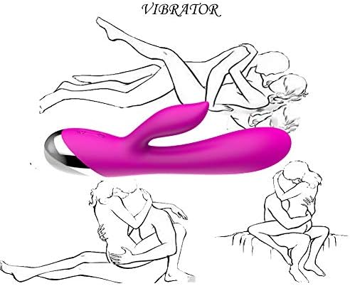 AMMG Thrusting Rotating Large Size Rabbit Toys with 10 Speeds，Medical Silicone Waterproof Rechargeable Cordless Massage