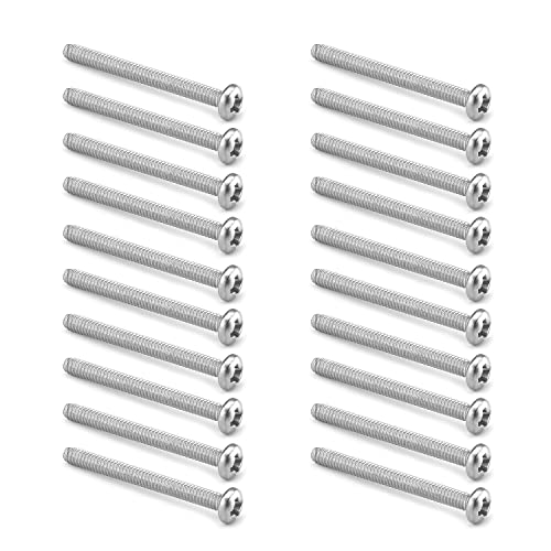MroMax M2 x 20mm Machine Screws Pan Phillips Cross