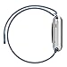 ClockChoice Milanese Loop Stainless Steel Watch Band for 38mm Series 1 & 2 iWatch, BLUE | Unique Magnet Lock, No Buckle Needed, Women and Men Use | Bonus Tempered Glass Screen Protector