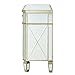 Powell Mirrored 1-Drawer, 2-Door Console