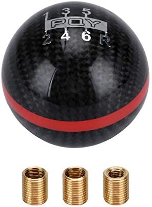 PQY 6 Speed Manual Gear Shift Knob Ball Shifting Stick Handle Vehicle Shifter Lever Head for Universal Automatic Transmission Car M12x1.25 M10x1.5 M10x1.25 M8x1.25: Home Improvement