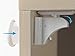 YutaoZ New Version 12 Locks + 3 Keys Magnetic Baby Proof Safety Locks Set - Self Sticking Super Strong Adhesive for Cabinets Drawers - No Screws, No Drilling-White Color