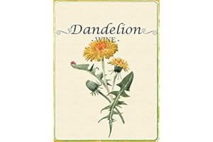 HOBBY HOMEBREW DANDELION WINE BOTTLE LABELS Pack of 30 Floral Still Life Self Adhesive Removable and Easy to Peel Off