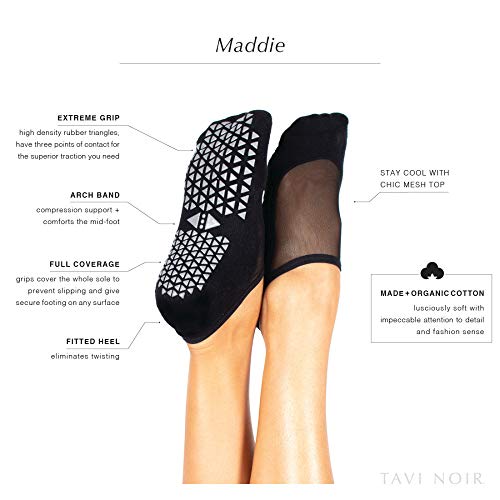Tavi Noir Women's Maddie Yoga Socks, Bare Twinkle, Medium - Thumbnail 2