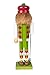 Clever Creations Golfer 14 Inch Traditional Wooden Nutcracker, Festive Christmas Décor for Shelves and Tables