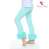 Kaiya Angel Little Girl's Ruffle Leggings Toddler Girl Ruffle Pants 2-6 Years