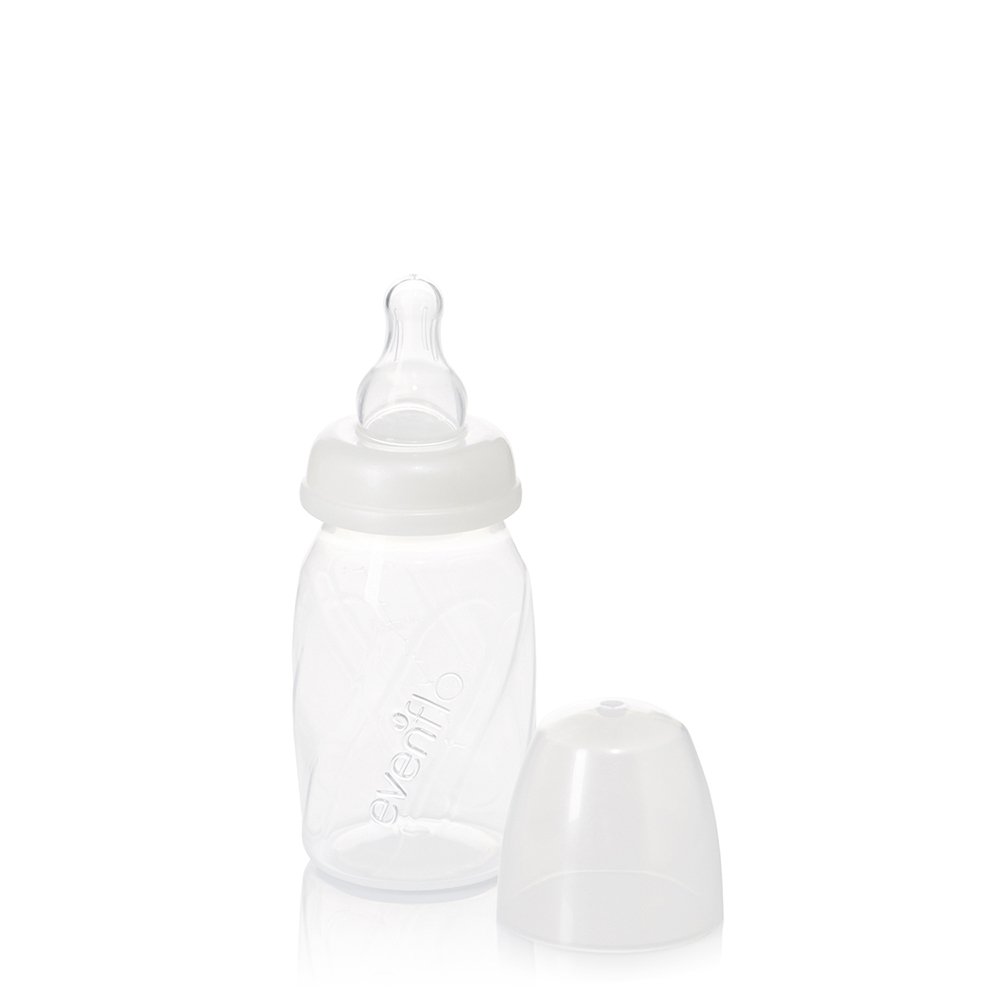 Evenflo Feeding Premium Proflo Vented Plus Polypropylene Baby, Newborn and Infant Bottles - Helps Reduce Colic - Teal/Green/Blue, 4 Ounce (Pack of 6) : Baby