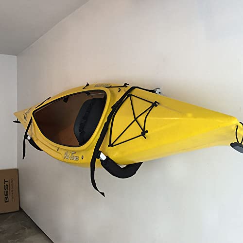 Best Marine Kayak Storage Rack 2 Wall Mount Garage Hooks for Kayaks