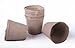 17 New Round Jiffy Peat Pots Size 4.5x4 ~ Pots are 4.5 Inch Round at The Top and 4 Inch Deep.
