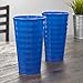 Splash 20-ounce Unbreakable Plastic Tumblers | set of 12 Blue