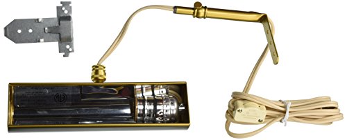 House of Troy T8-1 Classic Traditional 1-Light Picture Light, Gold Finish