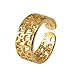 VIKI LYNN Toe Rings for Women 18K Gold Plated 925 Sterling Silver Adjustable Band Ring