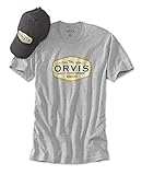 Orvis Men's Gray Ghost Hat and T-Shirt Bundle, Large