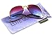 Elite RIMLESS OVERSIZED VINTAGE RETRO Butterfly Upside Down Oceanic Lens Sun Glasses