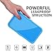 ME.FAN Leakproof Bento Lunch Box With Insulated Bag And Cutlery, All-in-one Stackable Food Container 42oz/1200ml - Deep Blue/Light Blue