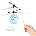 ThinkMax RC Flying Ball for Kids, RC Toys Infrared Induction Helicopter Ball with Shinning LED Lights Built-in and Remote Control Toys for Boys and Girls (White)