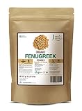 Just Jaivik 100% Organic Fenugreek Powder- 0.5 LB / 227g / 08 oz- USDA Certified Organic - Trigonella Foenum Powder- Methi Powder