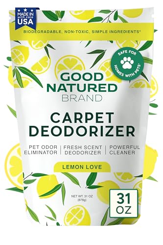 Good Natured Brand Saving Grace-Geruchsentferner für Teppich und Polstermöbel, Eukalyptus und Zitrone, 900 ml, natürlich und umweltfreundlich, sicher