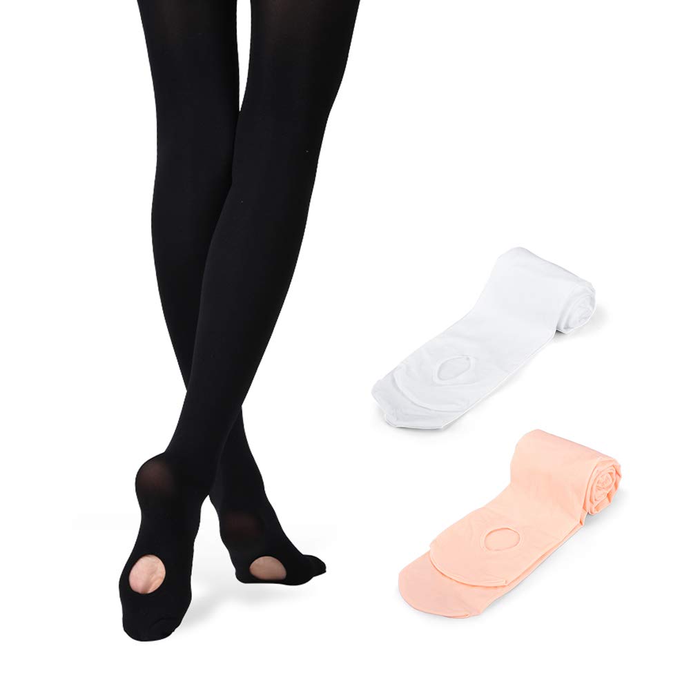 Collant Da Balletto Convertibili 2 Paia - Per Danza, Yoga, Donna E Ragazze - Foto 2