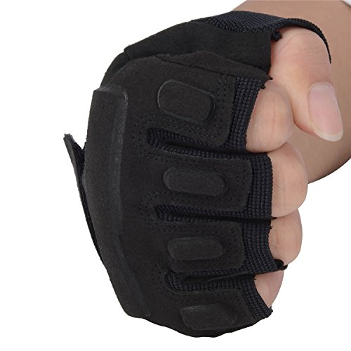 Wekin Tactical Gloves Full/Half Finger for Cycling Motorcycle Hiking Camping Powersports Airsoft Paintball - Thumbnail 4