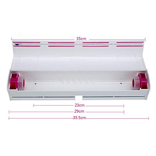Plastic Wrap Dispenser Kitchen Cling Food Wrap Cutter Dispenser Preservative Film Storage Holder Kitchen Accessorie