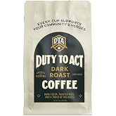 Duty to Act Dark Roast 12 oz Ground Coffee (Pack of 1)
