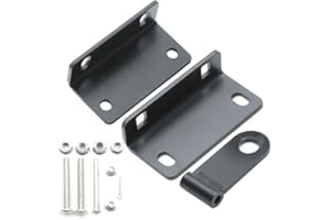 UOIENRT Universal Snowmobile Bumper Tow Hitch, Adjustable Steel Towing Hitch with Powder Coating, Heavy-Duty Sled Trailer Hit