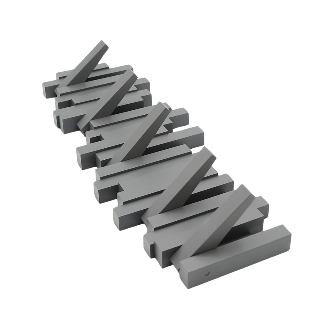 Umbra Sticks Coat Rack with 5 Hooks - Modern and Space-Saving for Jackets, Coats, Scarves, Handbags and More - Black charcoal